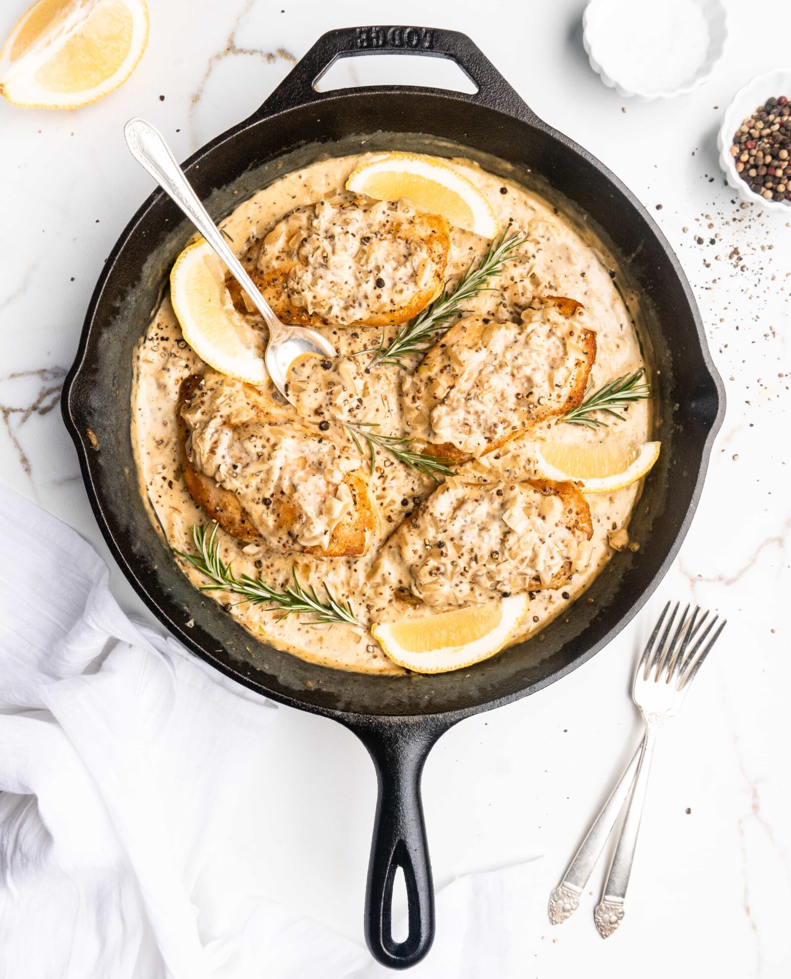 Creamy Maple Mustard Chicken Breasts - Food Duchess