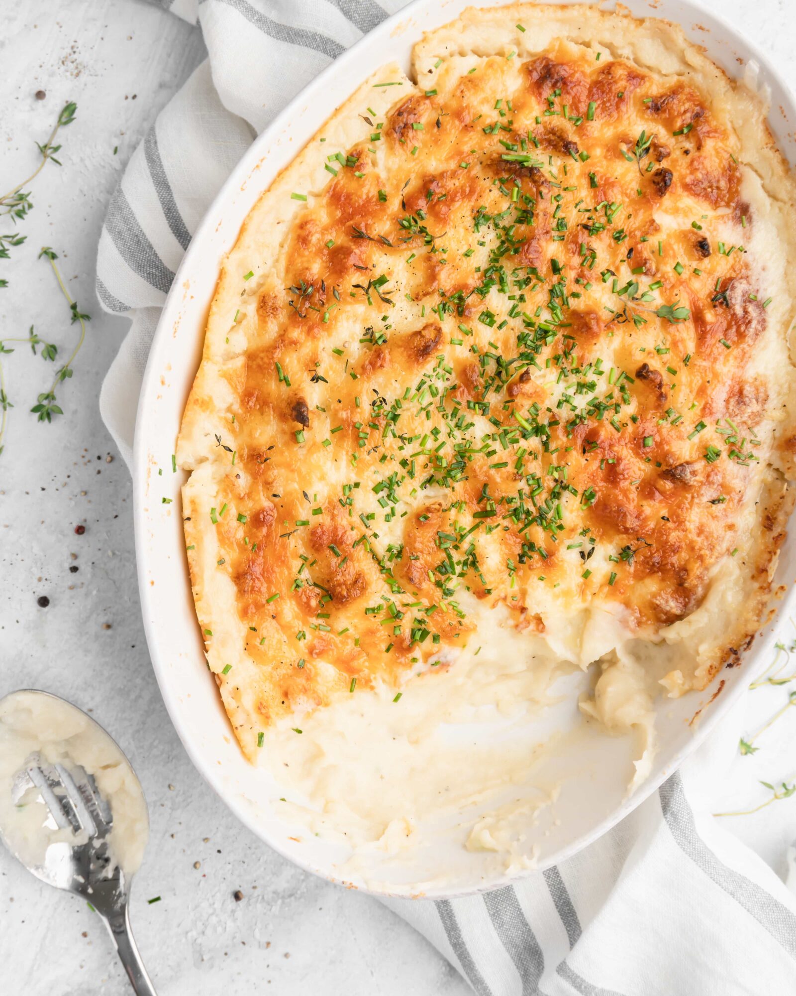 Cheesy Horseradish Mashed Potatoes - Food Duchess