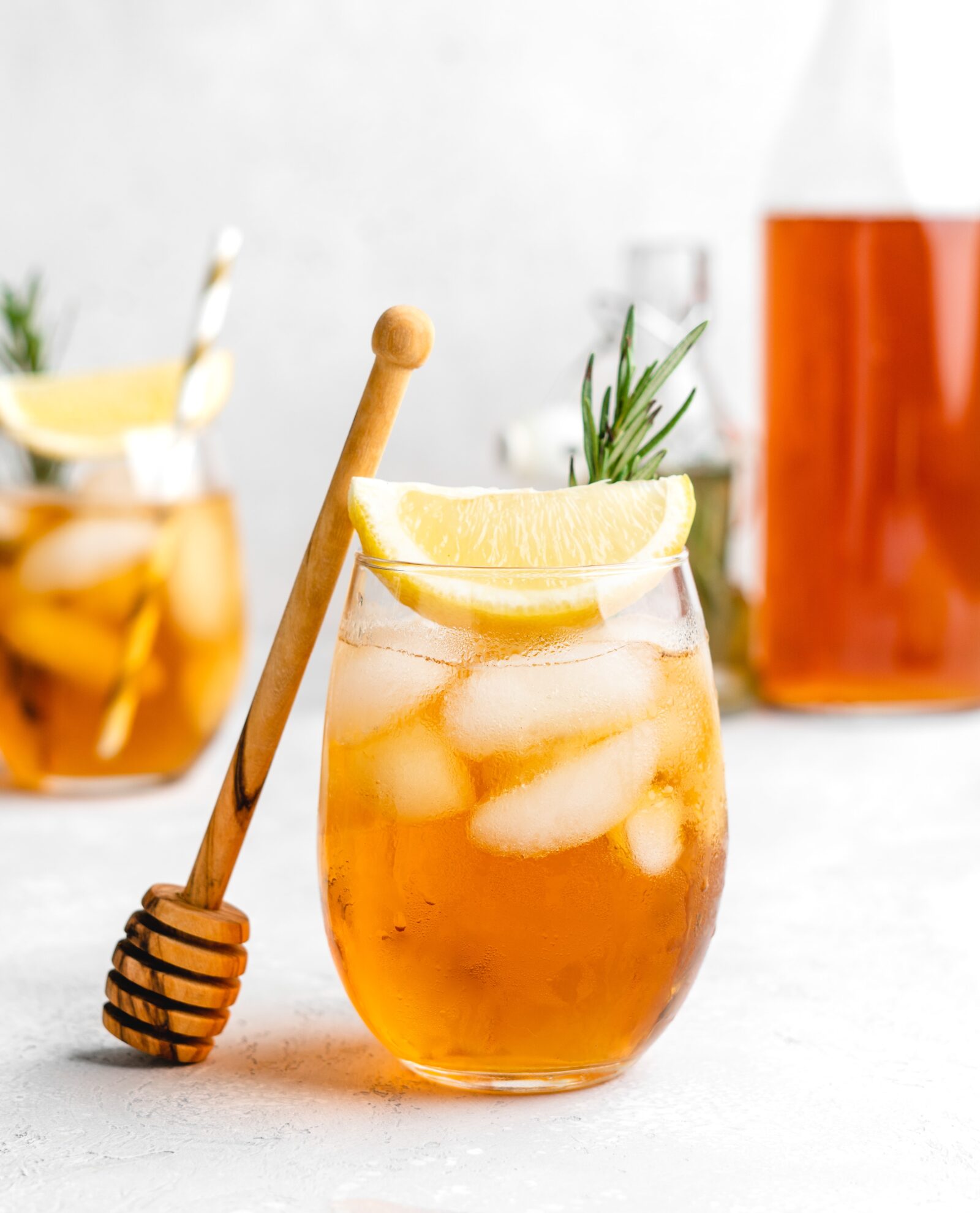 Honey Rosemary Iced Tea - Food Duchess