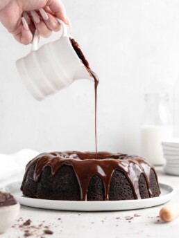 Rich, fudgy, and majorly chocolatey, this Blackout Chocolate Bundt Cake is the perfect treat for any chocolate fanatic!