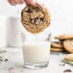 These Rosemary Chocolate Chunk Cookies are perfectly chewy and sweet, with a hint of evergreen flavor from the rosemary