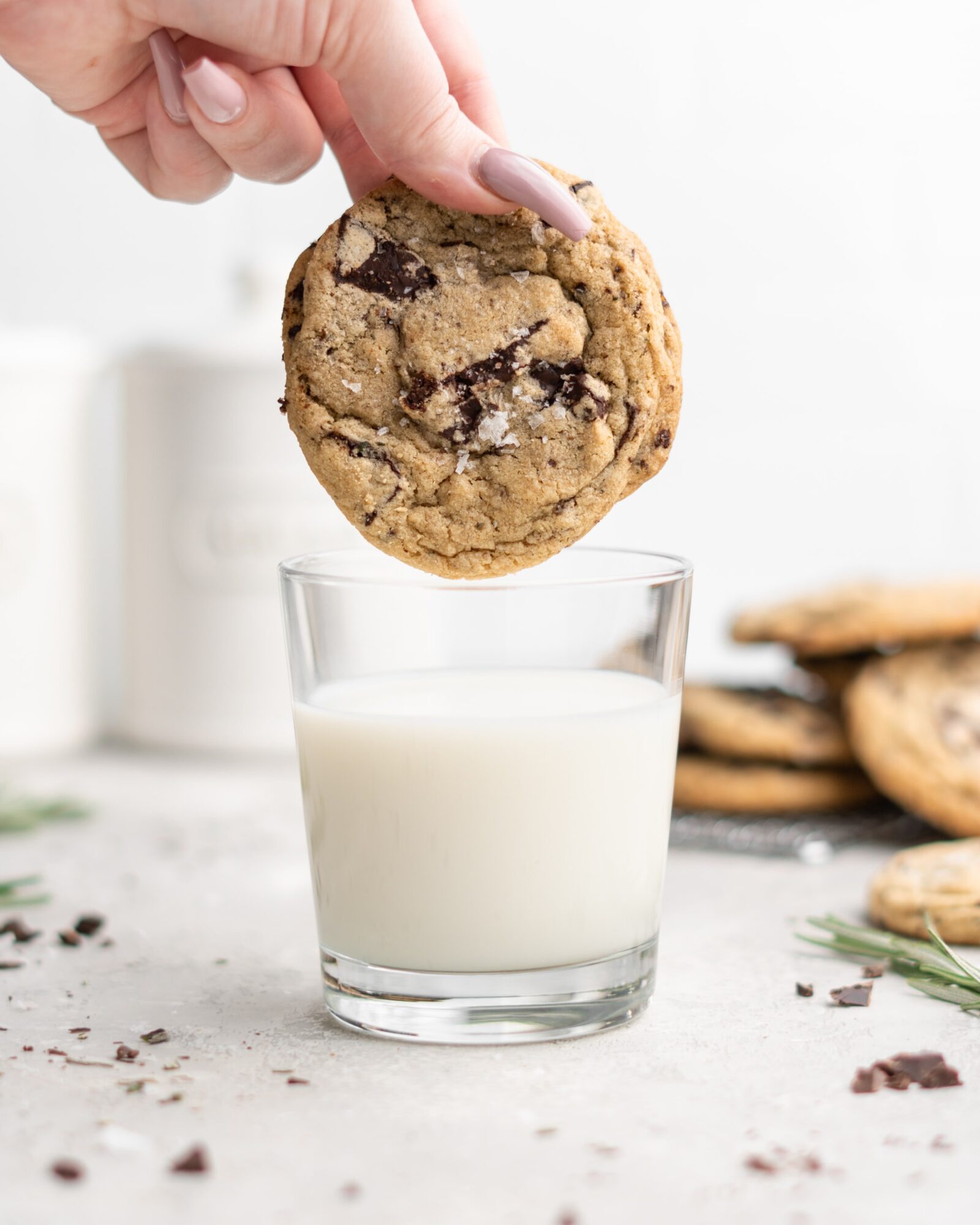 Rosemary Chocolate Chunk Cookies - Food Duchess