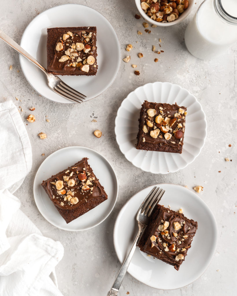 This Toasted Hazelnut Chocolate Cake is rich, nutty, and the definition of divine.