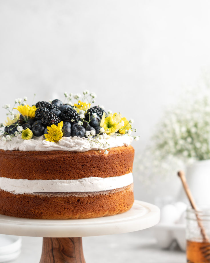 Honey Chamomile Cake - Food Duchess