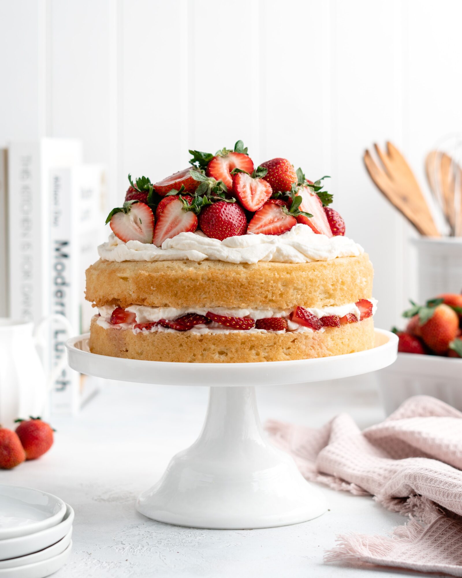 Strawberry Shortcake Layer Cake Food Duchess