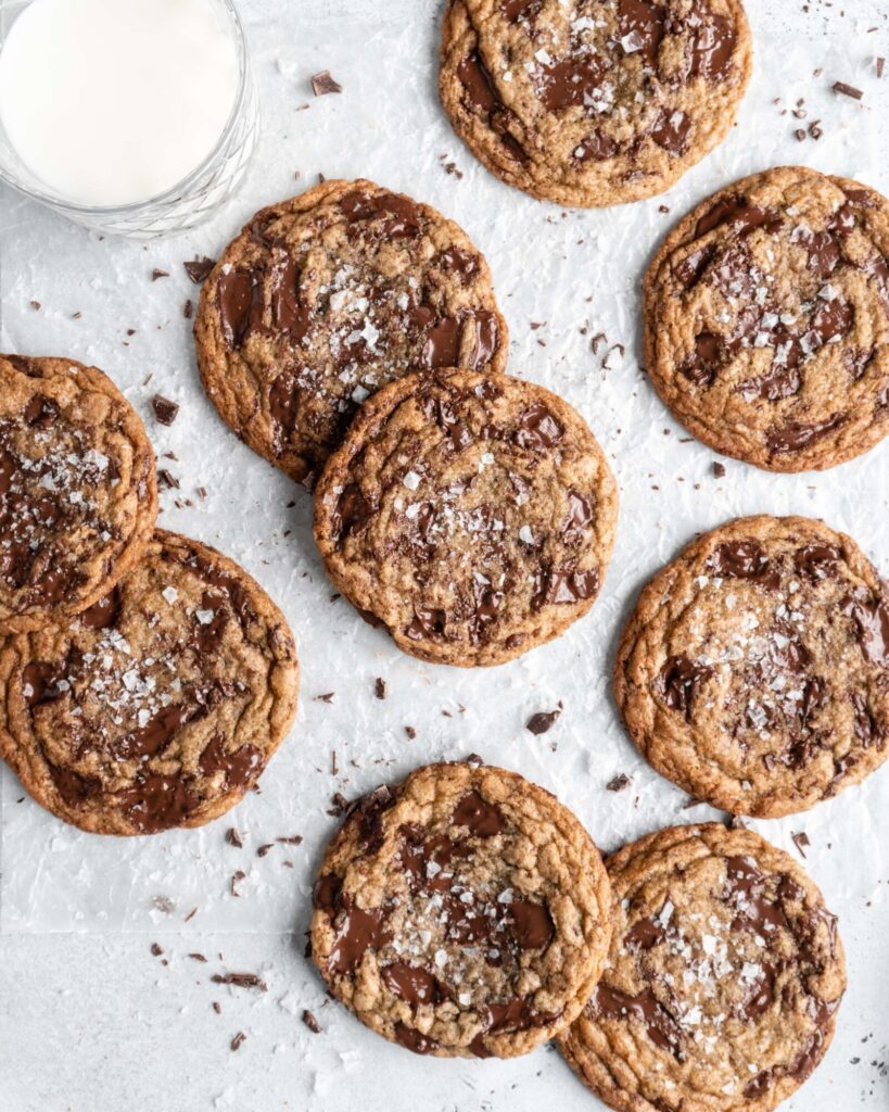 Double Rye Chocolate Chip Cookies are tangy and nutty thanks to rye flour and rye whisky