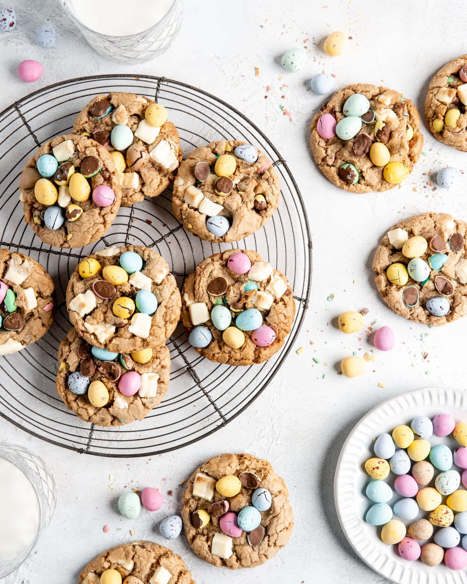 Mini Egg Easter Cookies - Food Duchess