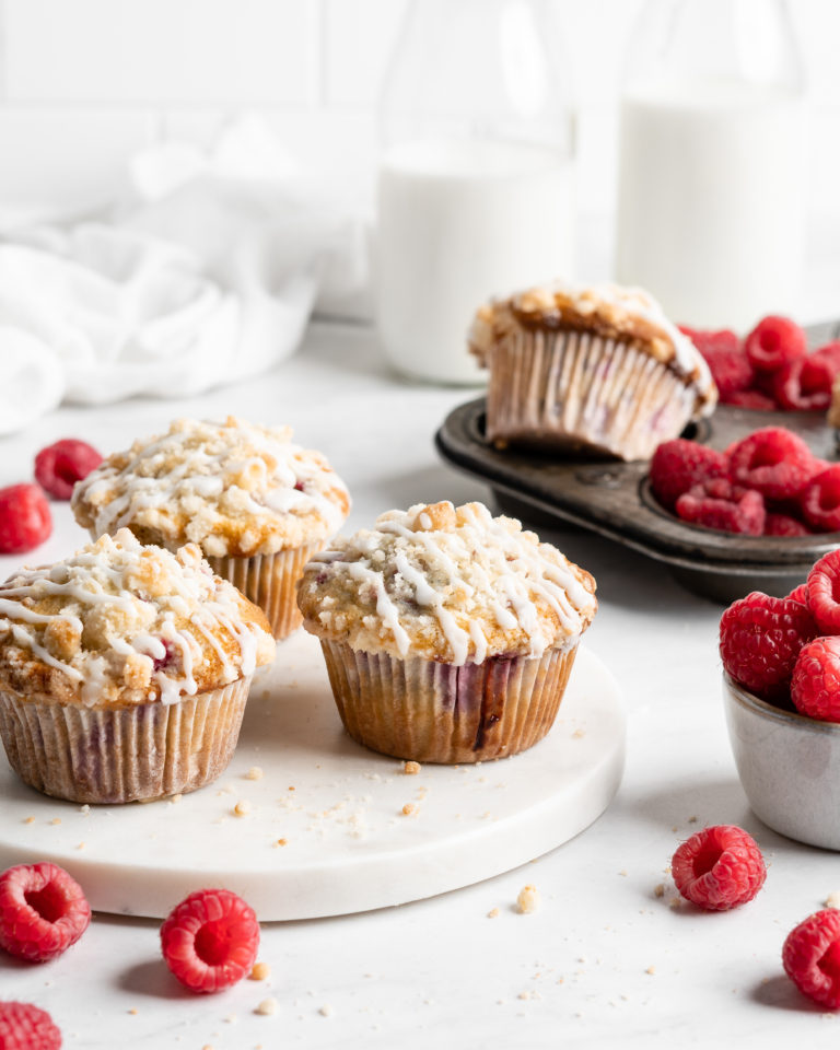 Buttermilk Raspberry Muffins - Food Duchess