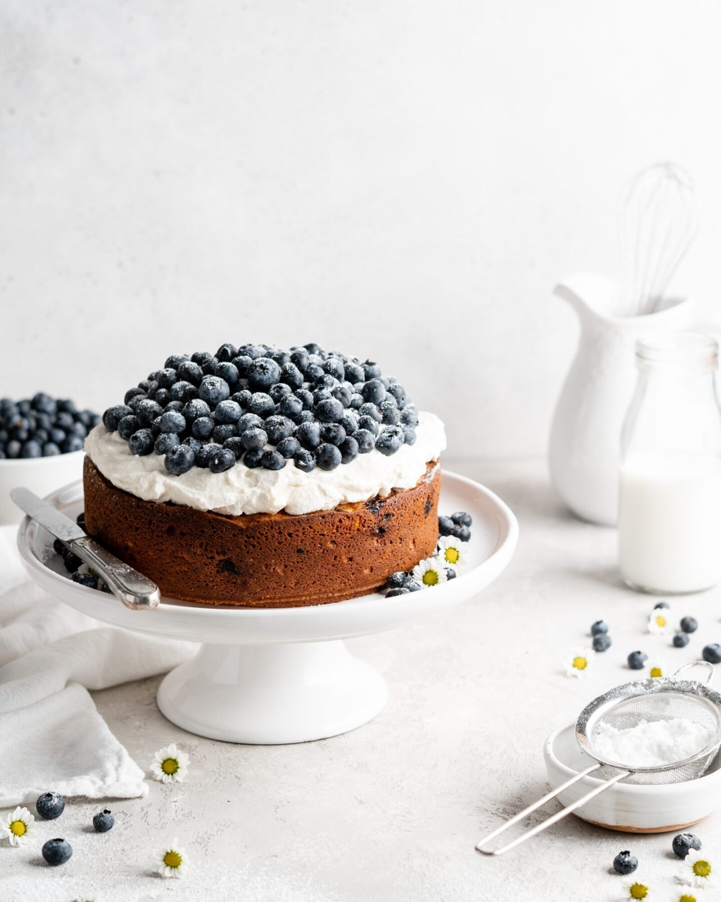 Blueberry Elderflower Cake - Food Duchess