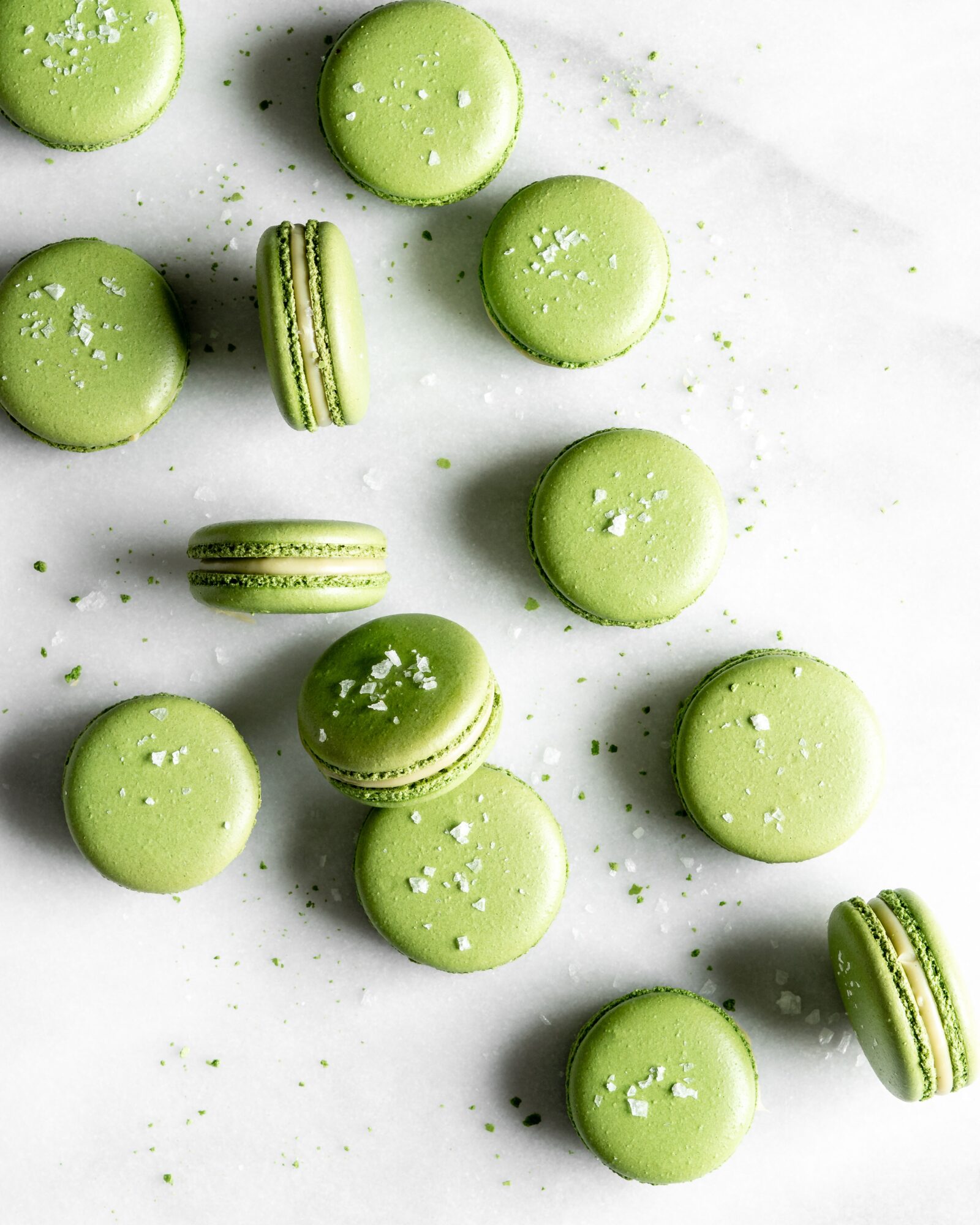Matcha Green Tea Macarons - Food Duchess