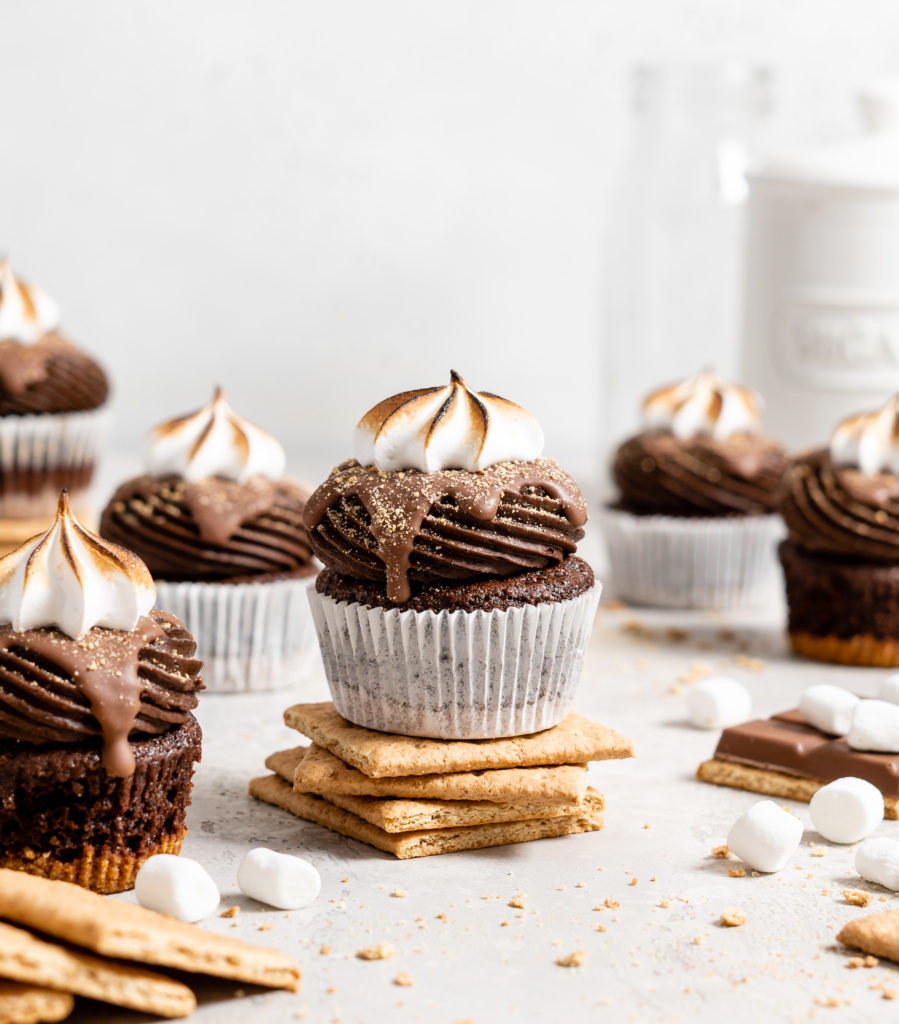 Toasty S’mores Cupcakes