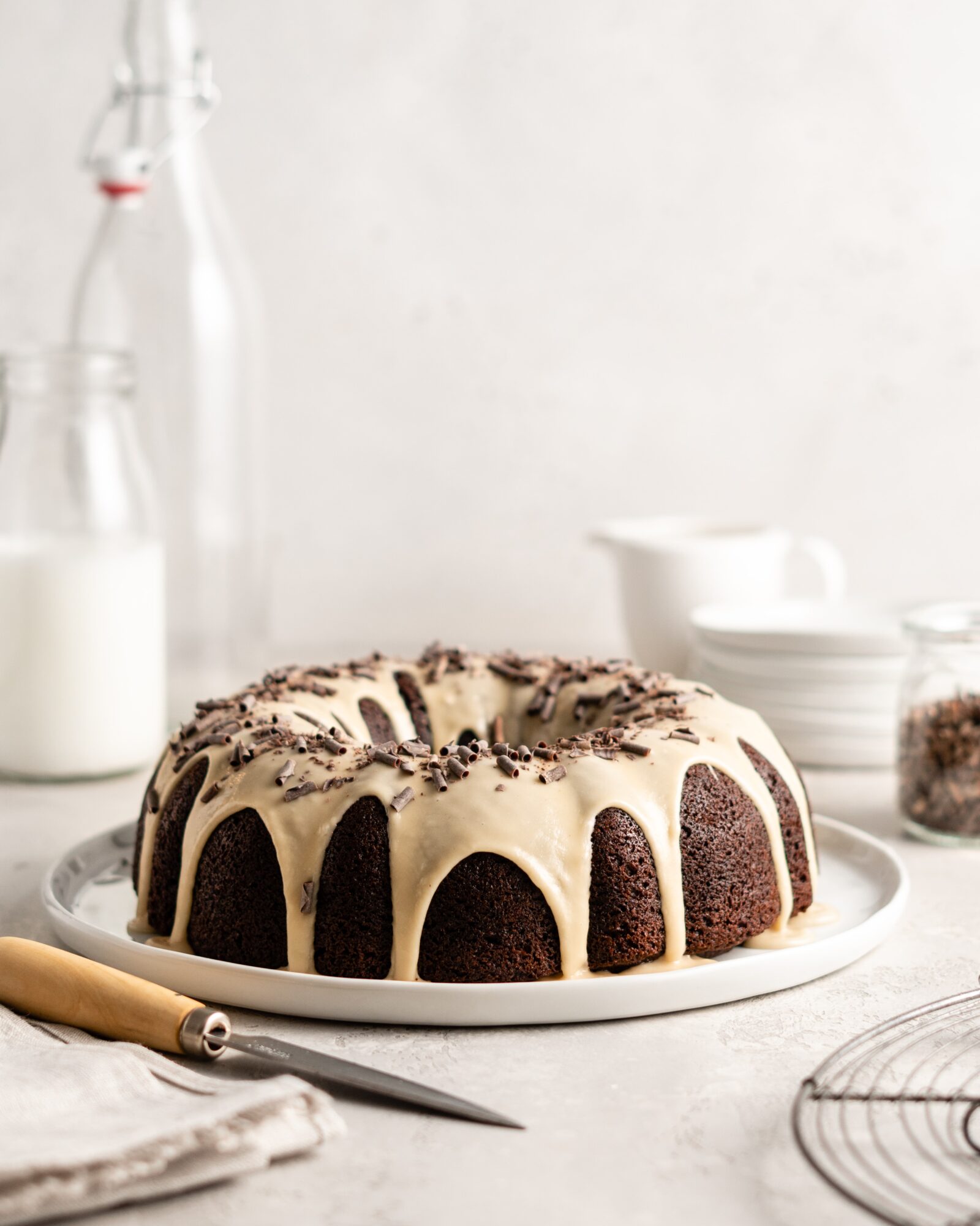 Mocha Hazelnut Praline Bundt Cake with Espresso & Vanilla Bean Glaze –  SIMPLY BEAUTIFUL EATING