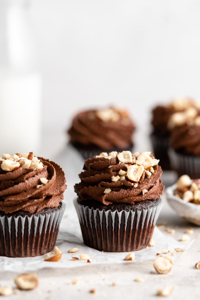 Chocolate Hazelnut Cupcakes with Oster HEATSOFT Technology